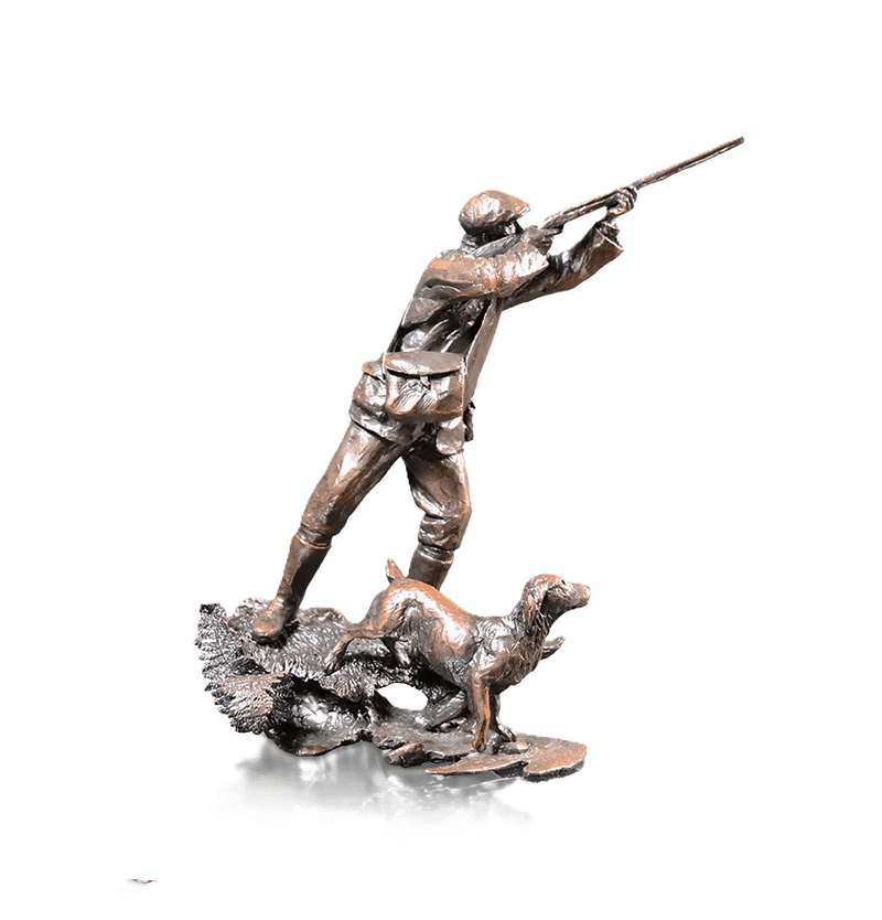 Richard Cooper Bronze Country Pursuits Collection Riverbank Figurine