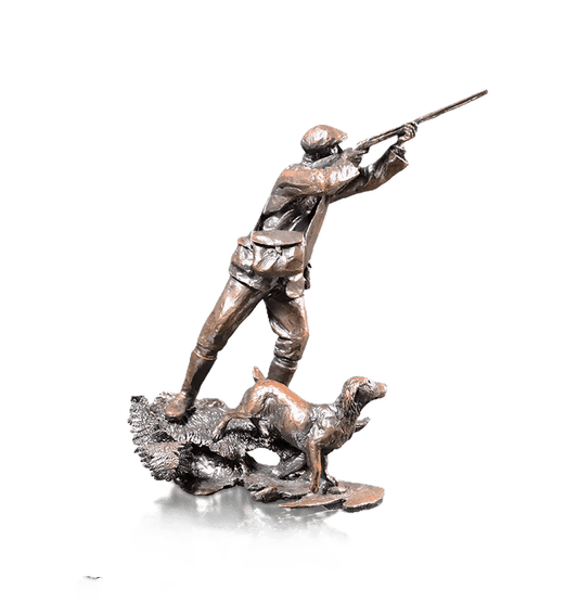 Richard Cooper Bronze Country Pursuits Collection Riverbank Figurine