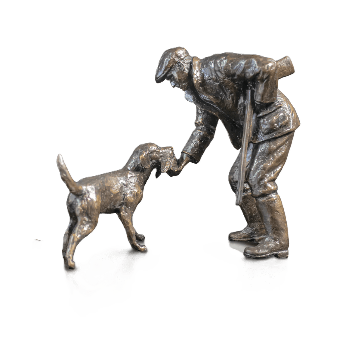 Richard Cooper Bronze Country Pursuits Collection Safe Retrieve Figurine