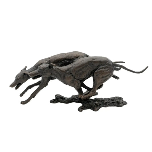 Richard Cooper Bronze Dogs Collection Greyhounds Figurine