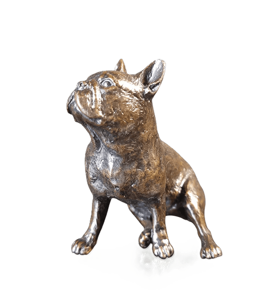 Richard Cooper Bronze Dogs Collection Small French Bull Dog Figurine