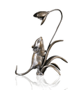 richard cooper bronze mice collection mouse with snowdrops figurine - Charterwells