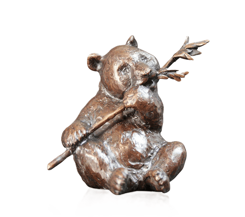 richard cooper bronze panda figurine - Charterwells