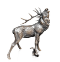 richard cooper bronze stags collection roaring stag figurine - Charterwells