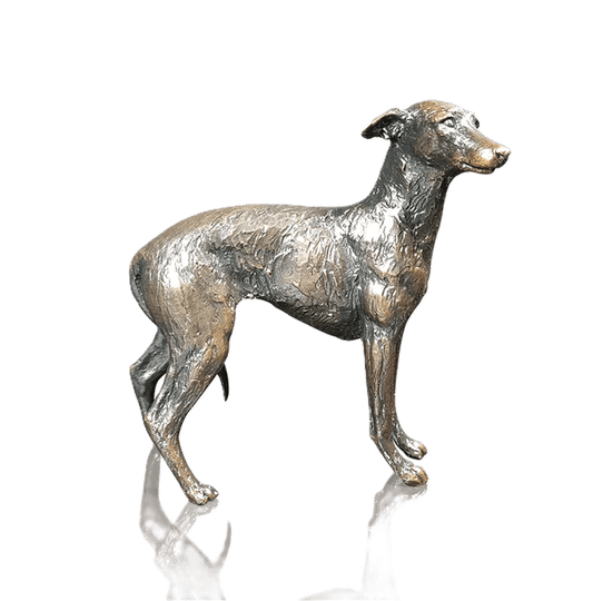 Richard Cooper Limited Edition Bronze Lurcher Figurine