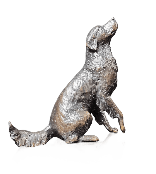 Richard Cooper Limited Edition Bronze Medium Retriever Sitting Figurine