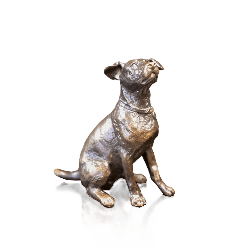 Richard Cooper Limited Edition Bronze Sitting Jack Russell Figurine