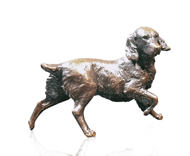 Richard Cooper Limited Edition Bronze Small Springer Spaniel Figurine