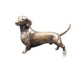 richard cooper limited edition bronze standing dachshund figurine - Charterwells