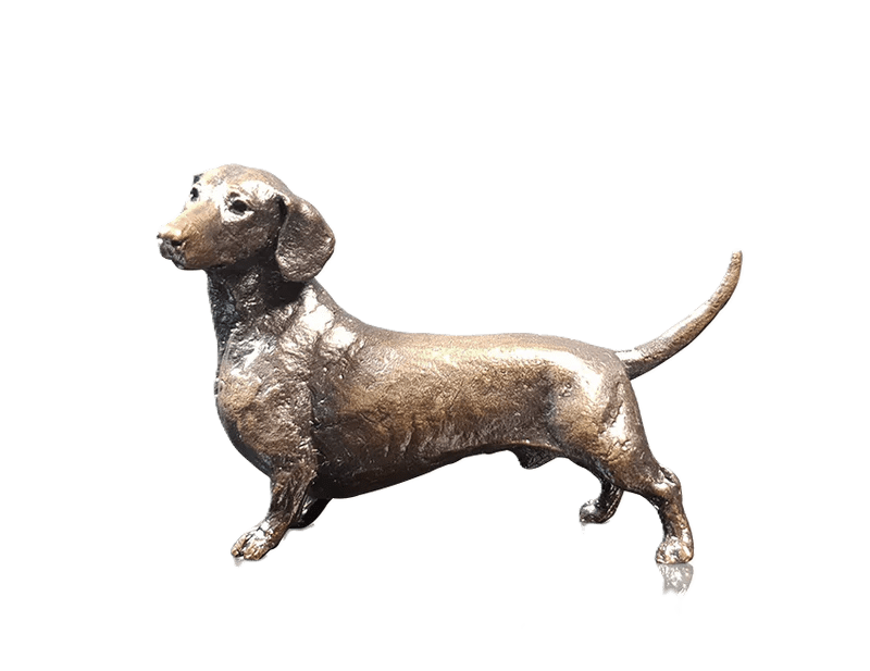 Richard Cooper Limited Edition Bronze Standing Dachshund Figurine