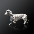 Richard Cooper Nickel Studio Collection Dachshund Figurine Charterwells