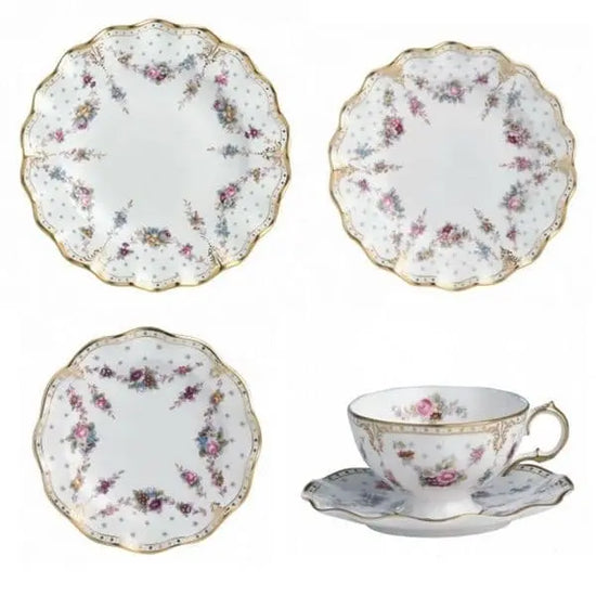 Royal Crown Derby Antoinette 30pc Dinner Set (1) - 2nd Quality - Charterwells