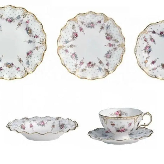 royal crown derby antoinette 36pc dinner set - Charterwells