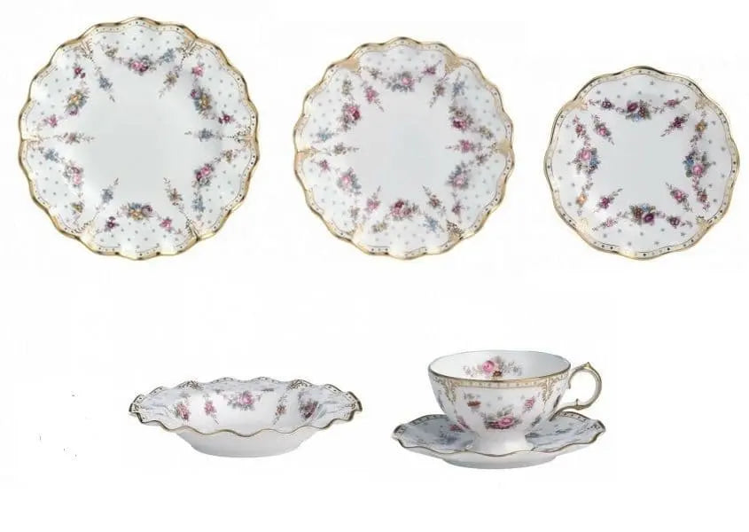 royal crown derby antoinette 36pc dinner set - Charterwells
