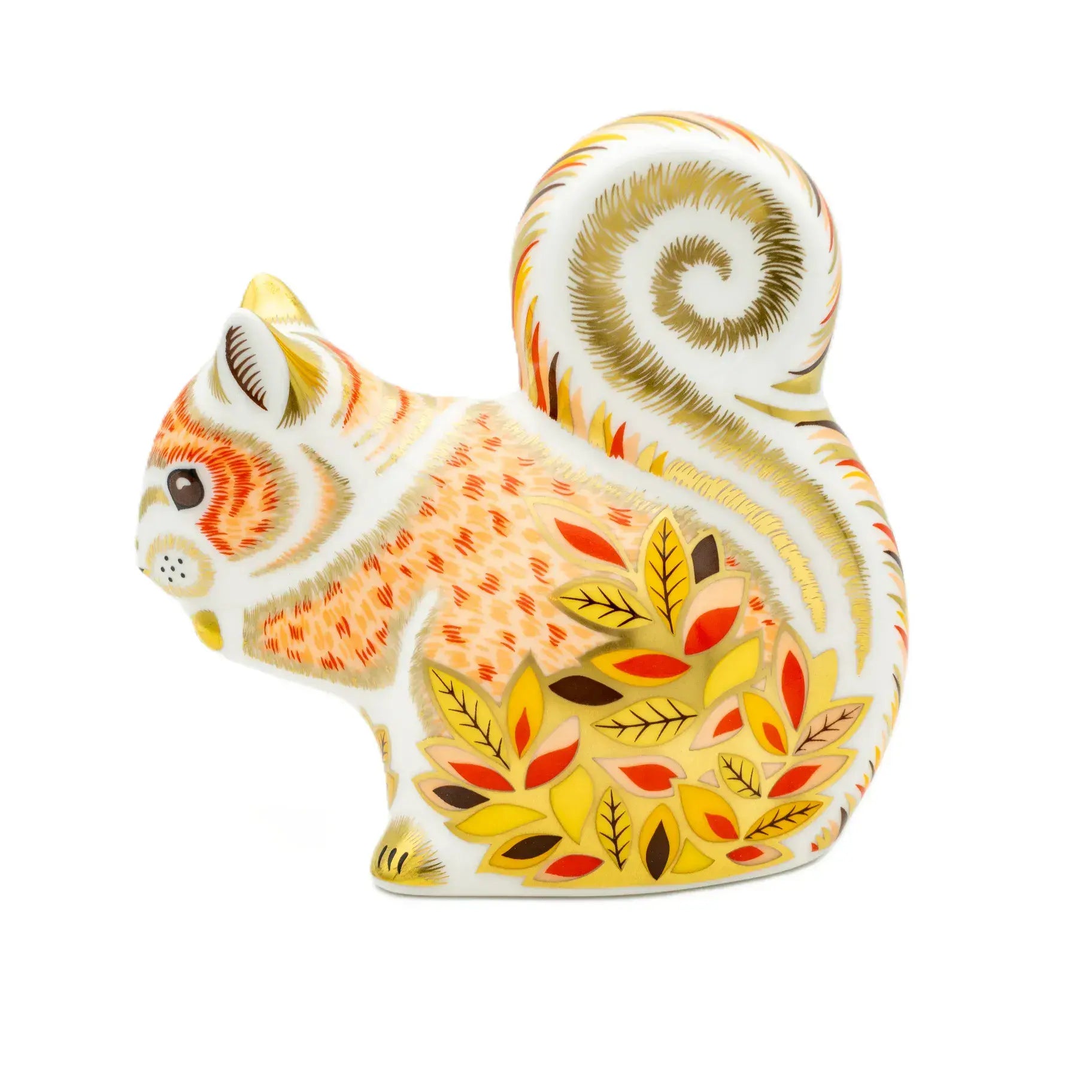 royal crown derby autumn squirrel paperweight - Charterwells