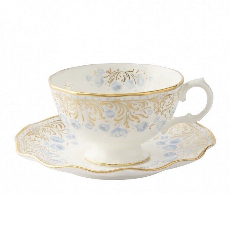 Royal Crown Derby Blue Peony Tea Cup & Saucer