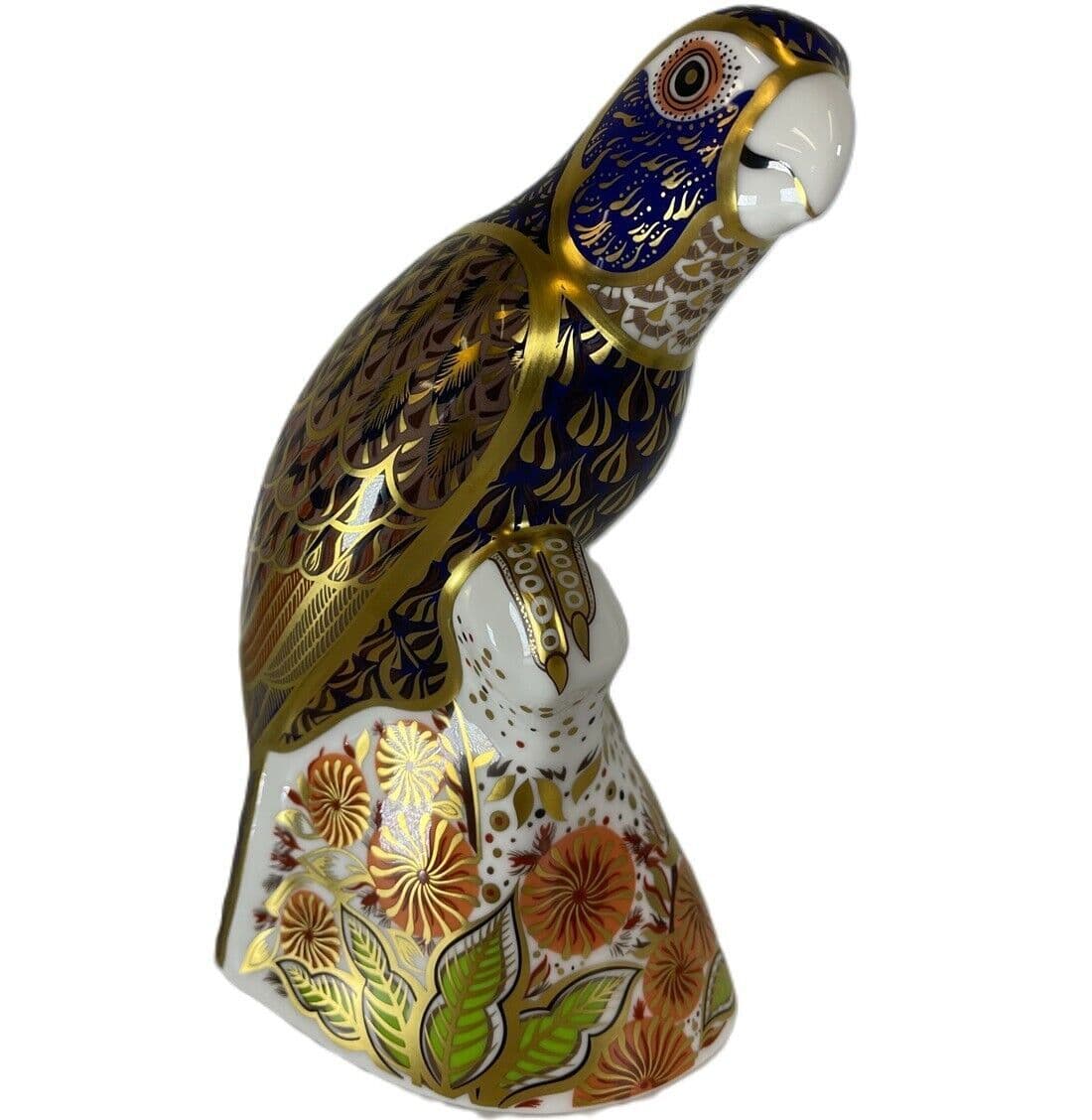 royal crown derby bronze wing parrot paperweight - Charterwells