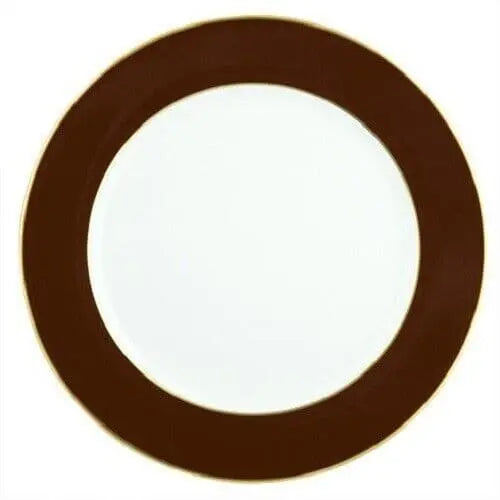 royal crown derby chocolate band 12 service plate - Charterwells