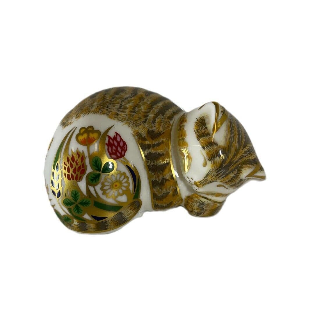 Royal Crown Derby Cottage Garden Kitten Paperweight