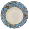 royal crown derby darley abbey blue harlequin 6 side plate - Charterwells