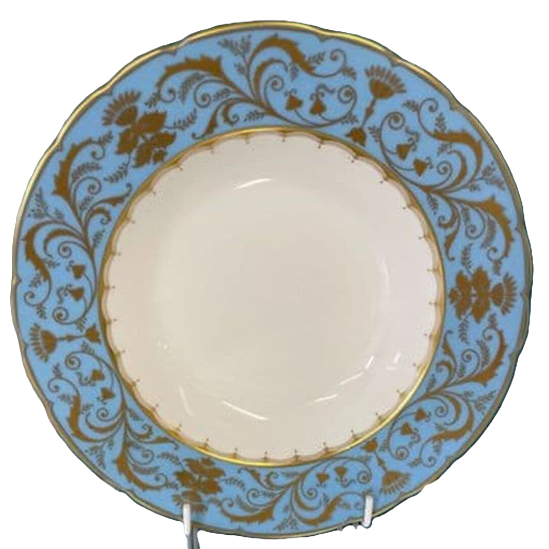 royal crown derby darley abbey blue harlequin 6 side plate - Charterwells