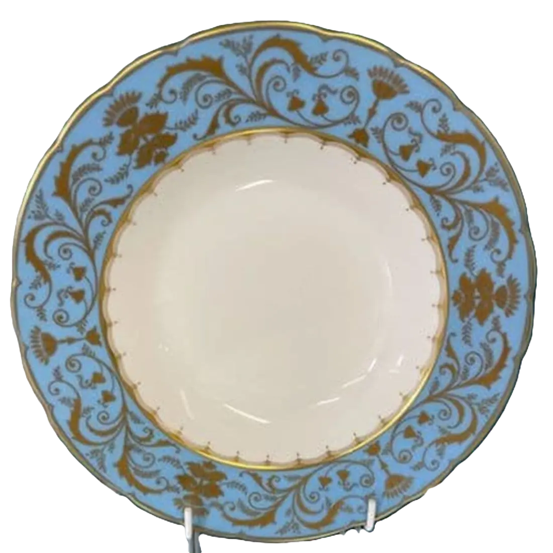 royal crown derby darley abbey blue harlequin 6 side plate - Charterwells