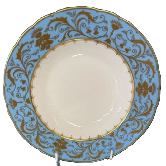 royal crown derby darley abbey blue harlequin 6 side plate - Charterwells