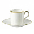 royal crown derby darley abbey pure coffee cup saucer - Charterwells