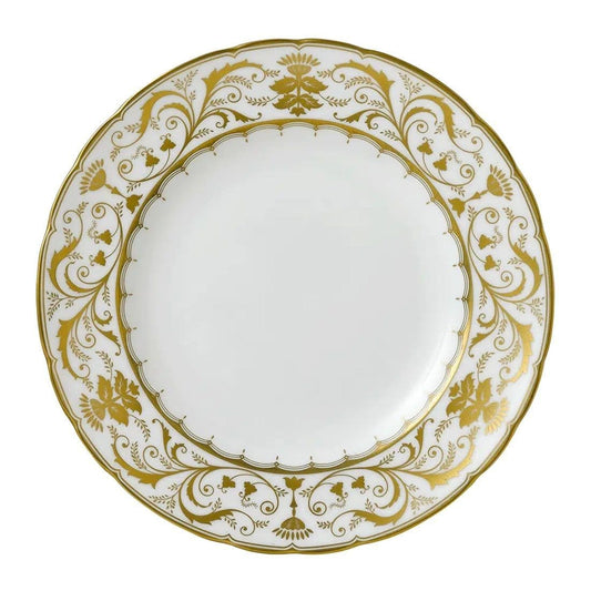 Royal Crown Derby Darley Abbey White 10" Dinner Plate