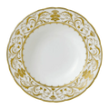 royal crown derby darley abbey white 8 rim soup bowl - Charterwells