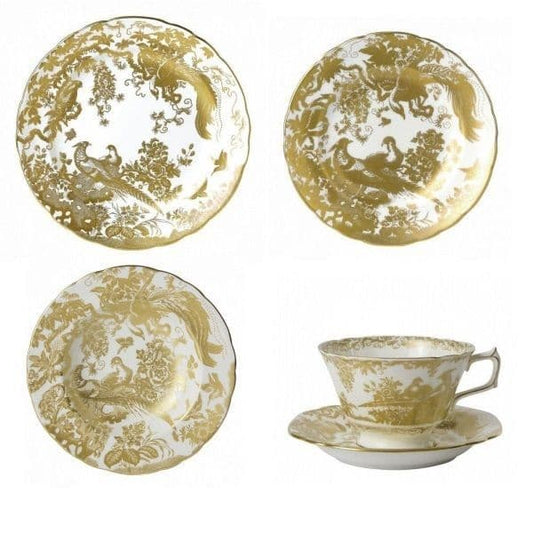 Royal Crown Derby Gold Aves 30pc Dinner Set (2)