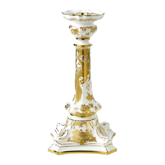 Royal Crown Derby Gold Aves Candlestick