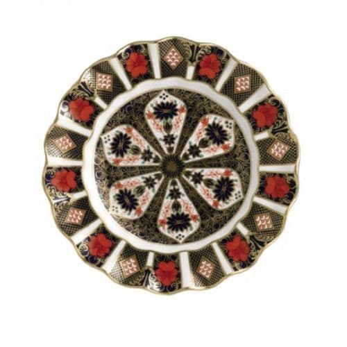 Royal Crown Derby Imari 1128 8" Fluted Plate