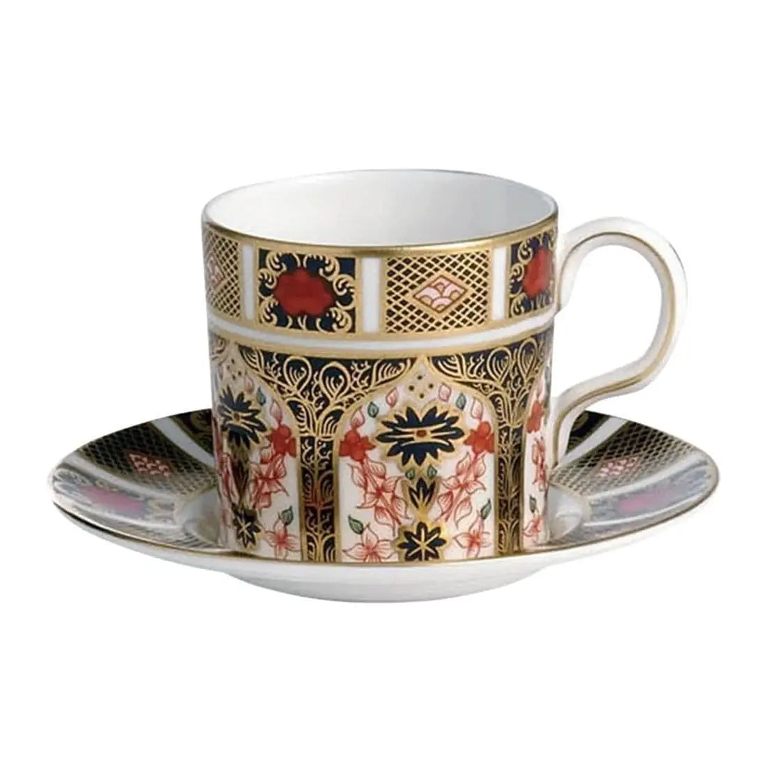 royal crown derby imari 1128 coffee cup saucer - Charterwells
