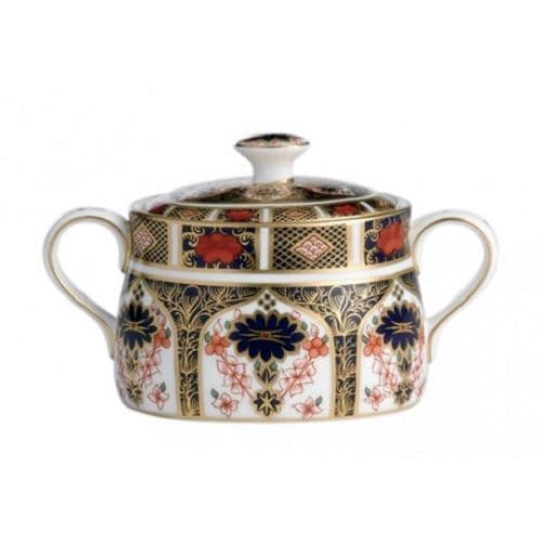 Royal Crown Derby Imari 1128 Covered Sugar Bowl