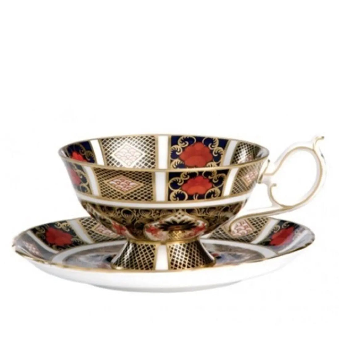 royal crown derby imari 1128 elizabeth tea cup saucer - Charterwells