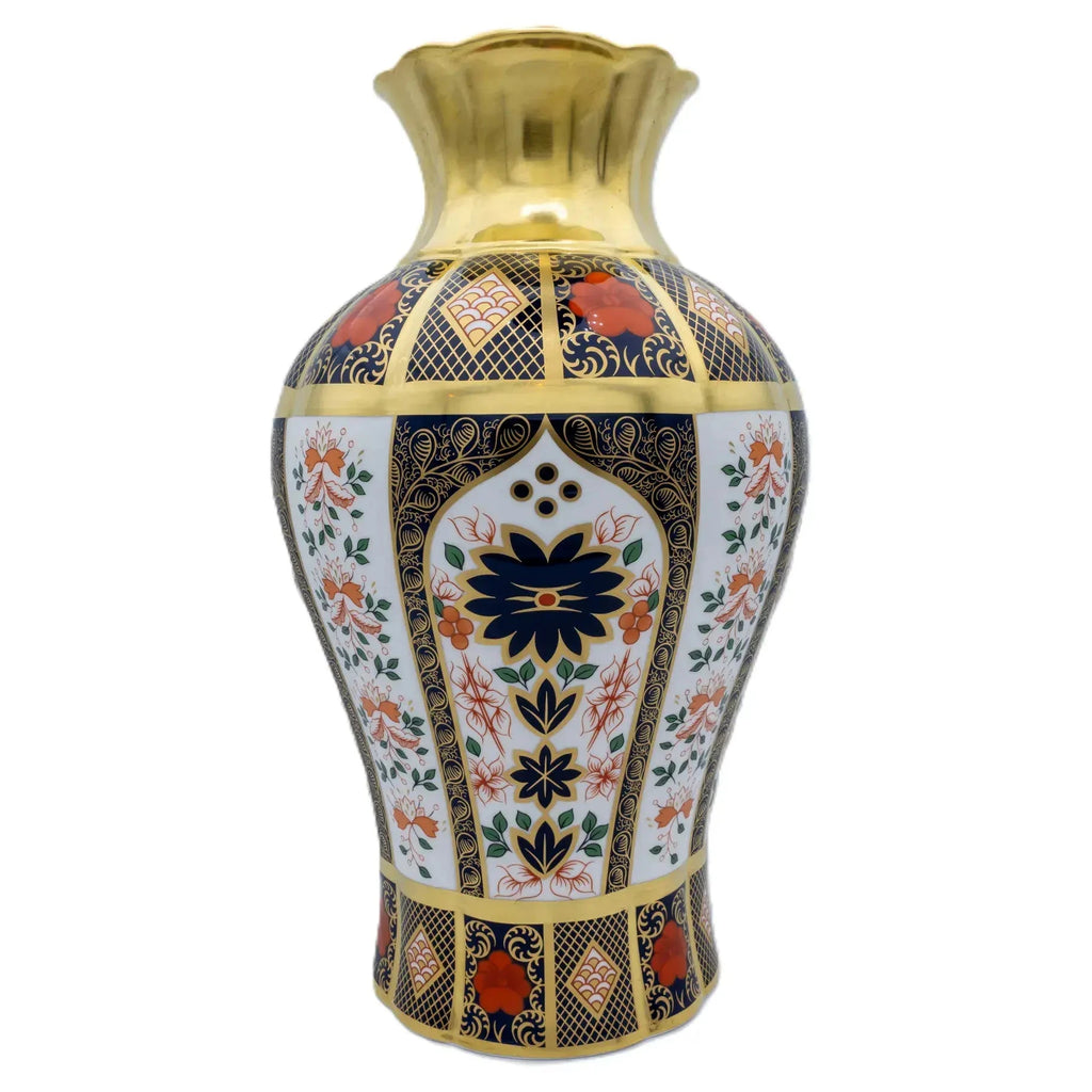 royal crown derby imari sgb 12 arum lily vase - Charterwells