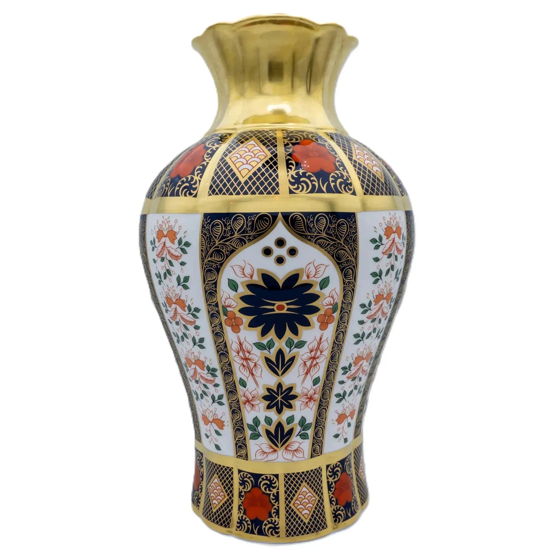royal crown derby imari sgb 12 arum lily vase - Charterwells