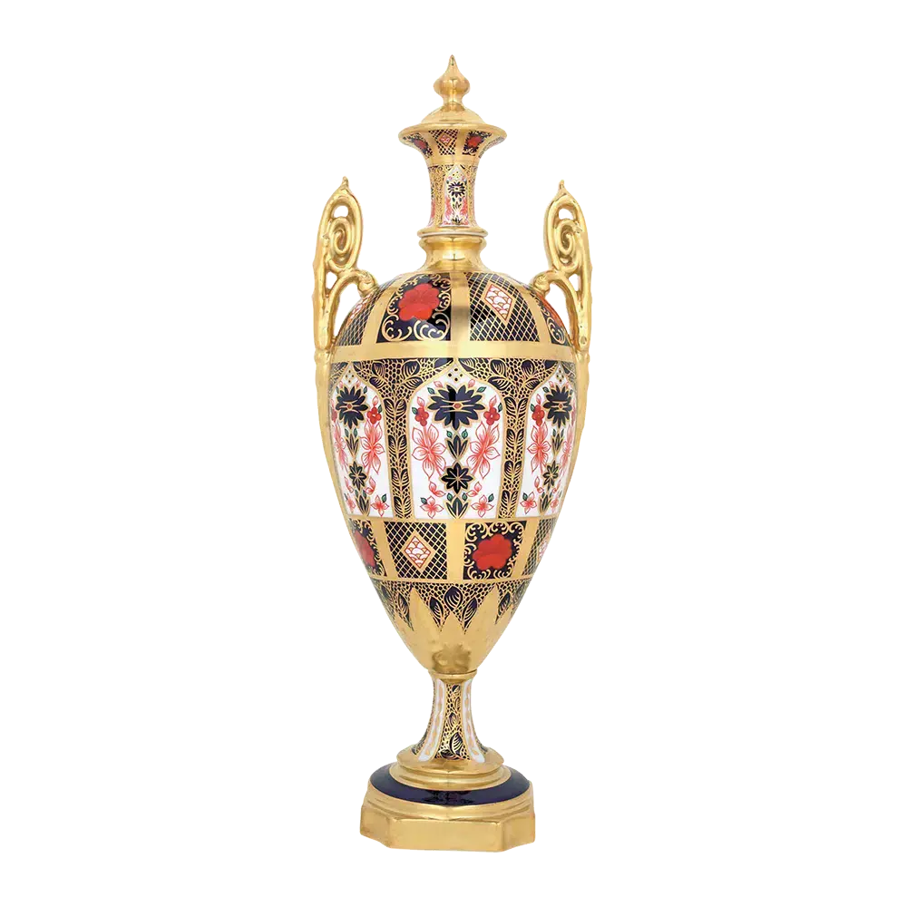 royal crown derby imari sgb 16 trophy vase - Charterwells