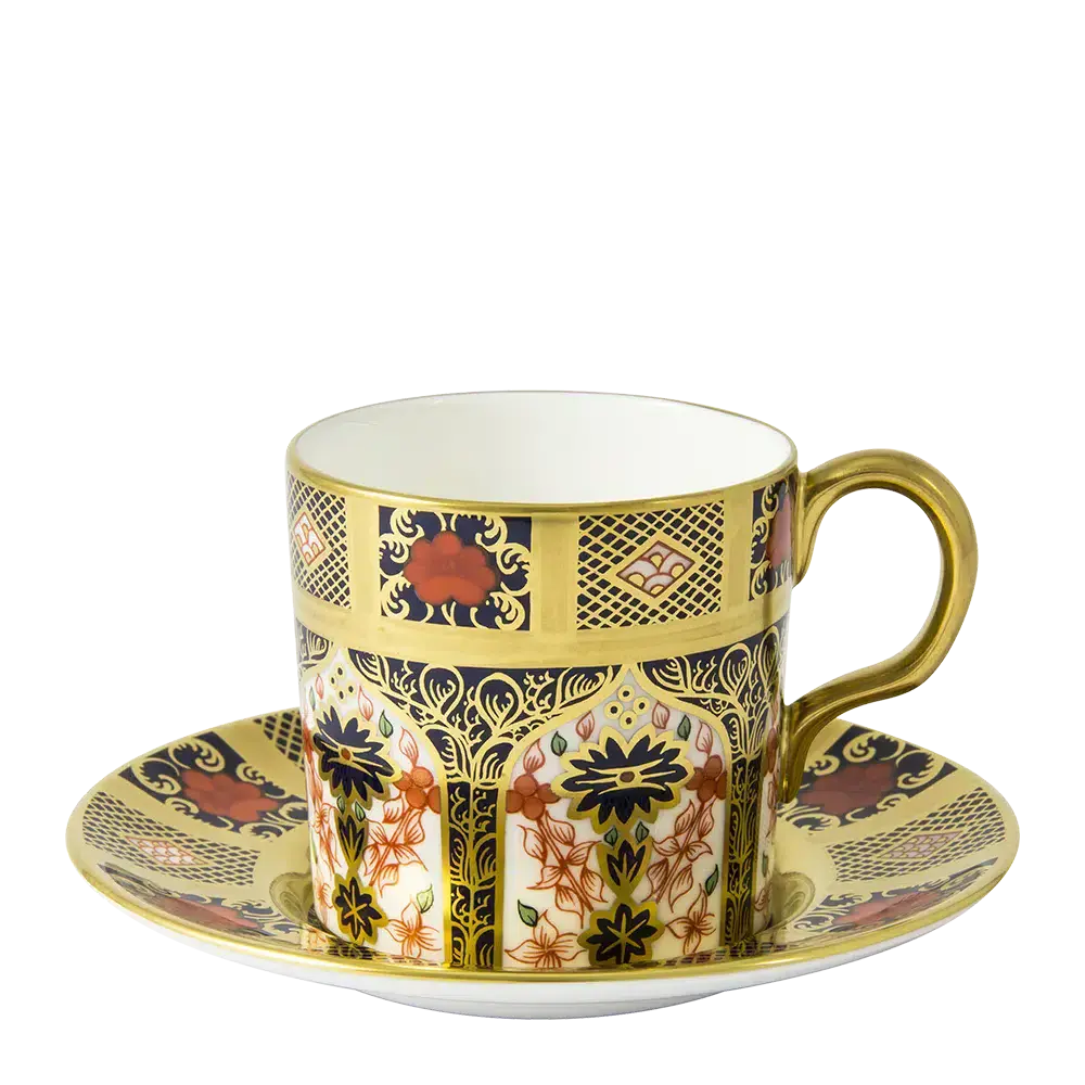 Royal Crown Derby Imari SGB Coffee Cup & Saucer