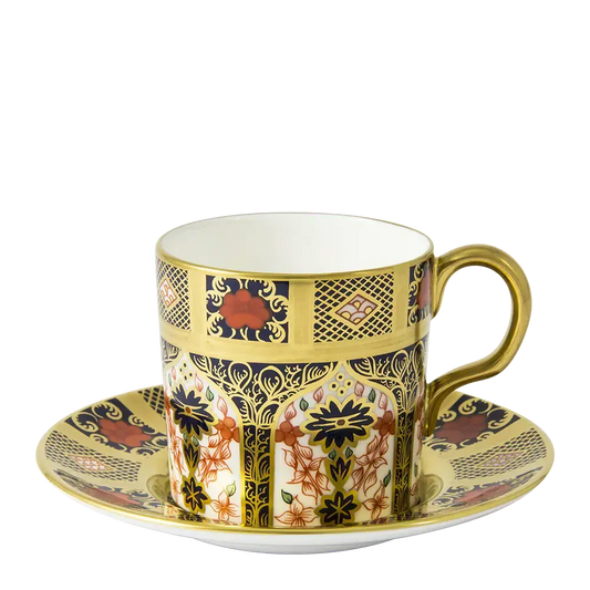 Royal Crown Derby Imari SGB Coffee Cup & Saucer