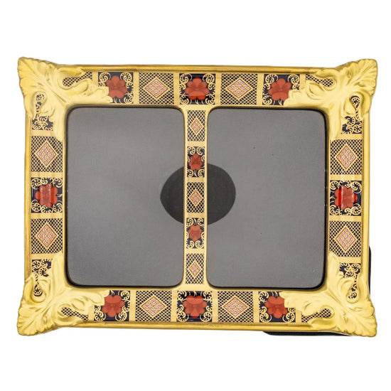 royal crown derby imari sgb double picture frame - Charterwells