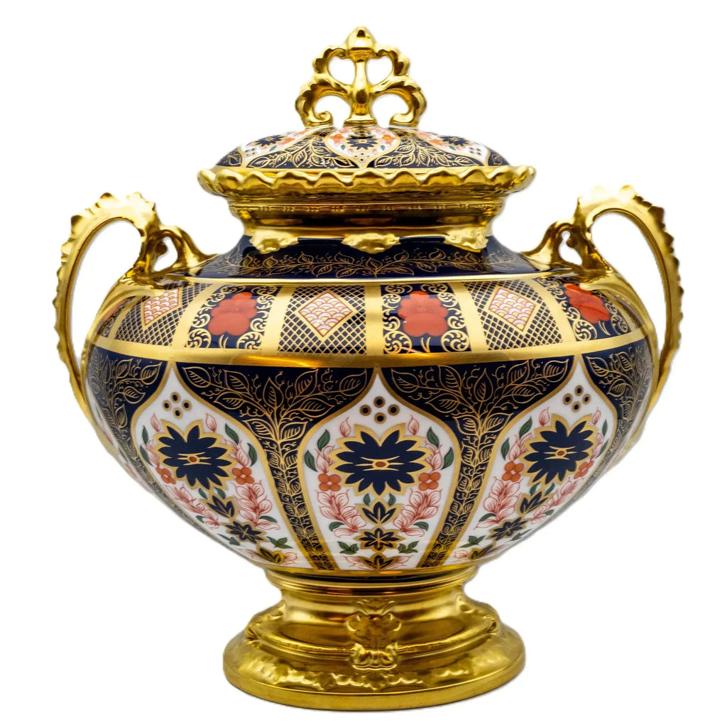 royal crown derby imari sgb litherland vase - Charterwells