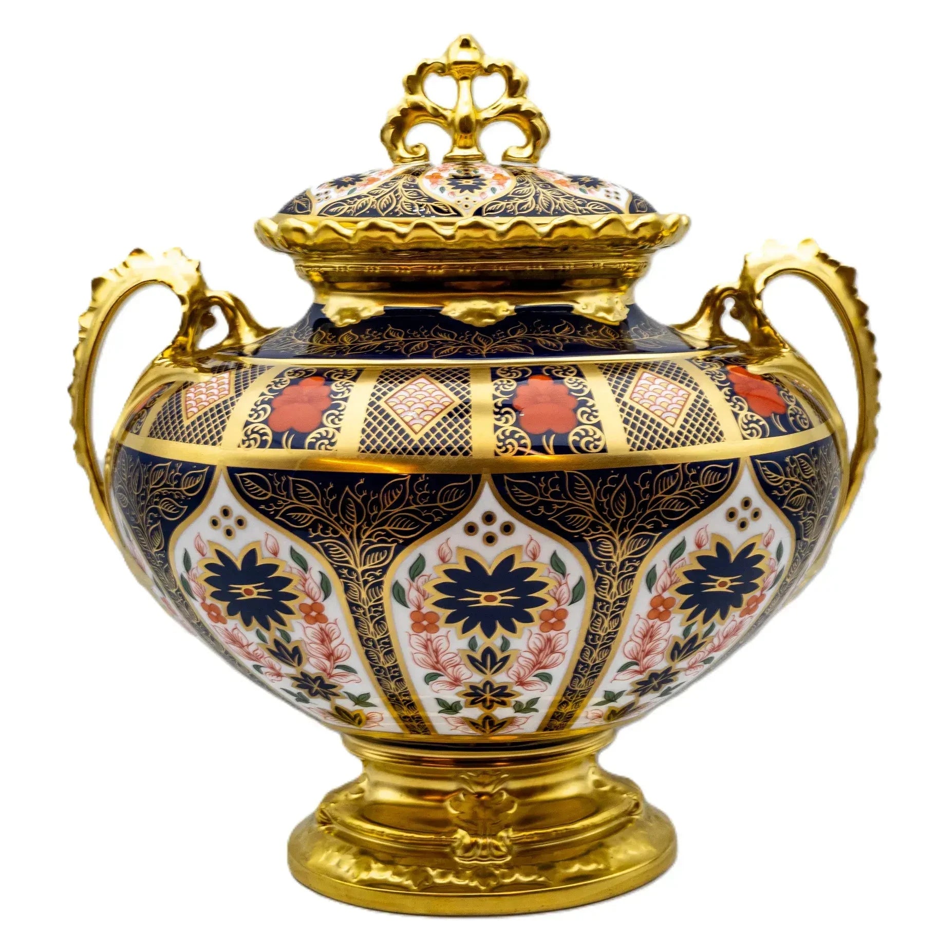 royal crown derby imari sgb litherland vase - Charterwells