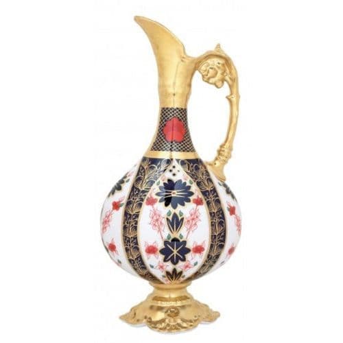 Royal Crown Derby Imari SGB Swan Neck Vase