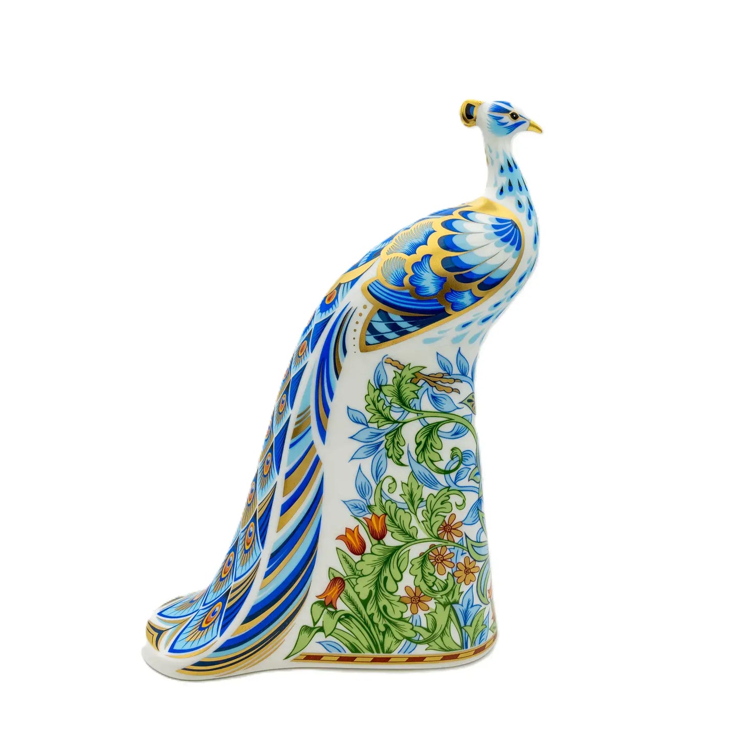 royal crown derby manor peacock paperweight - Charterwells