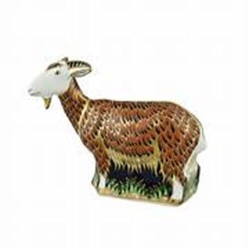 Royal Crown Derby Nanny Goat Paperweight