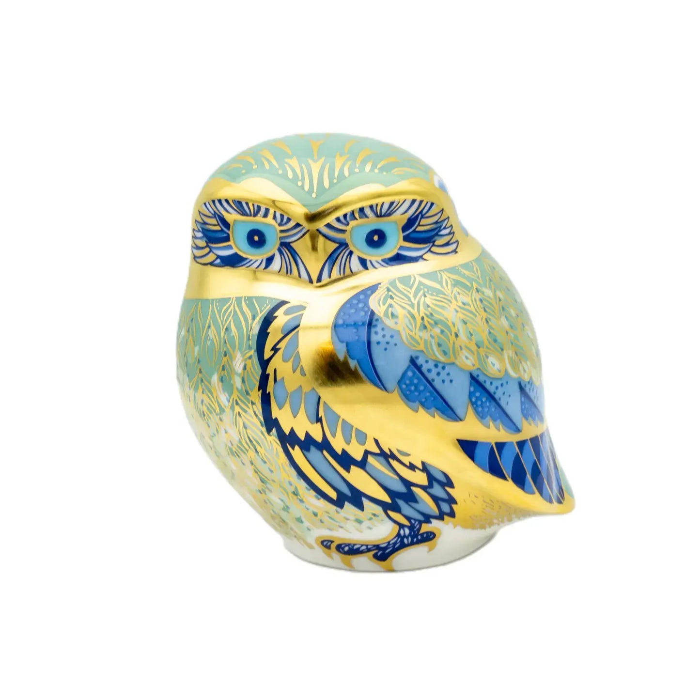 royal crown derby nightingale owl paperweight - Charterwells