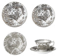 Royal Crown Derby Palladium Aves 30pc Dinner Set Bone China Tableware (2) Charterwells