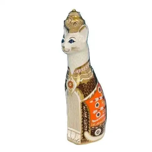 Royal Crown Derby Royal Cat Paperweight : Siamese Charterwells